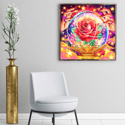 Shiny Rose - Full Round Drill Diamond Painting 30*30CM