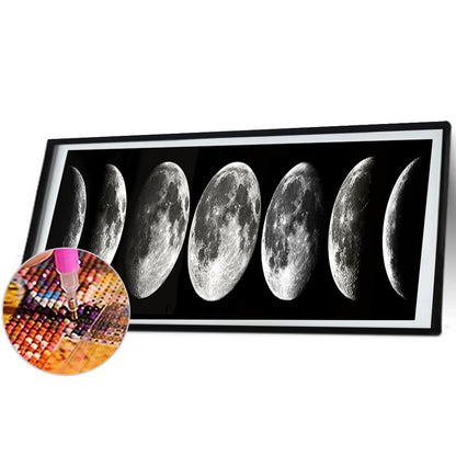 Moon Change - Full Square Drill Diamond Painting 115*30CM