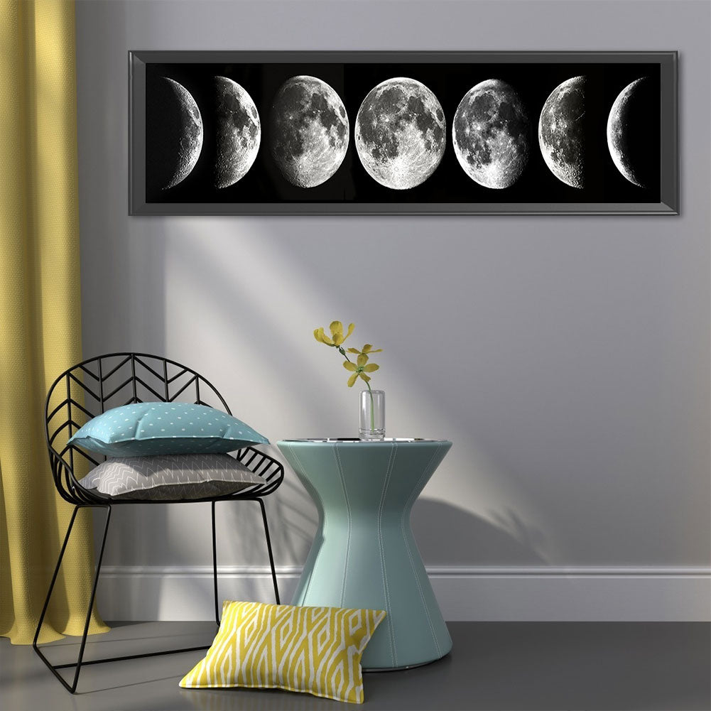 Moon Change - Full Square Drill Diamond Painting 115*30CM