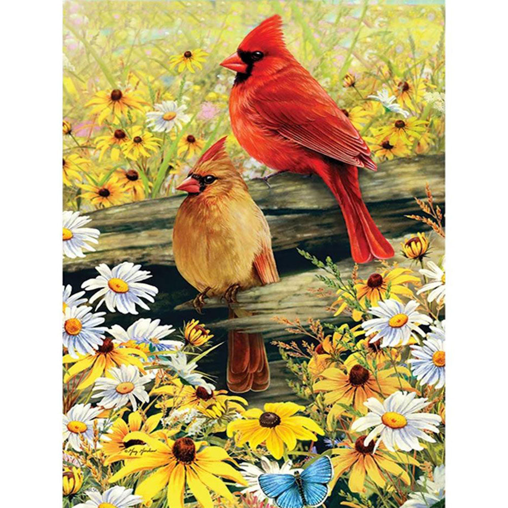 Bird - Full Square Drill Diamond Painting 30*40CM