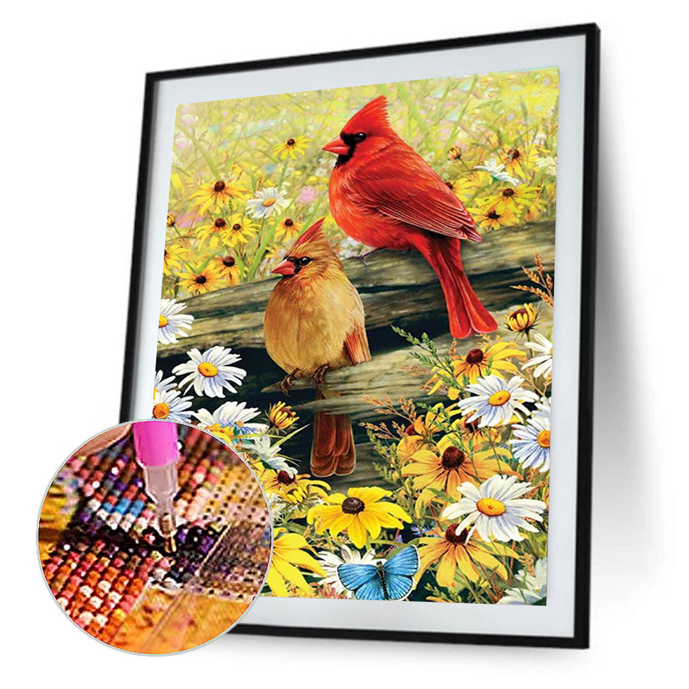 Bird - Full Square Drill Diamond Painting 30*40CM