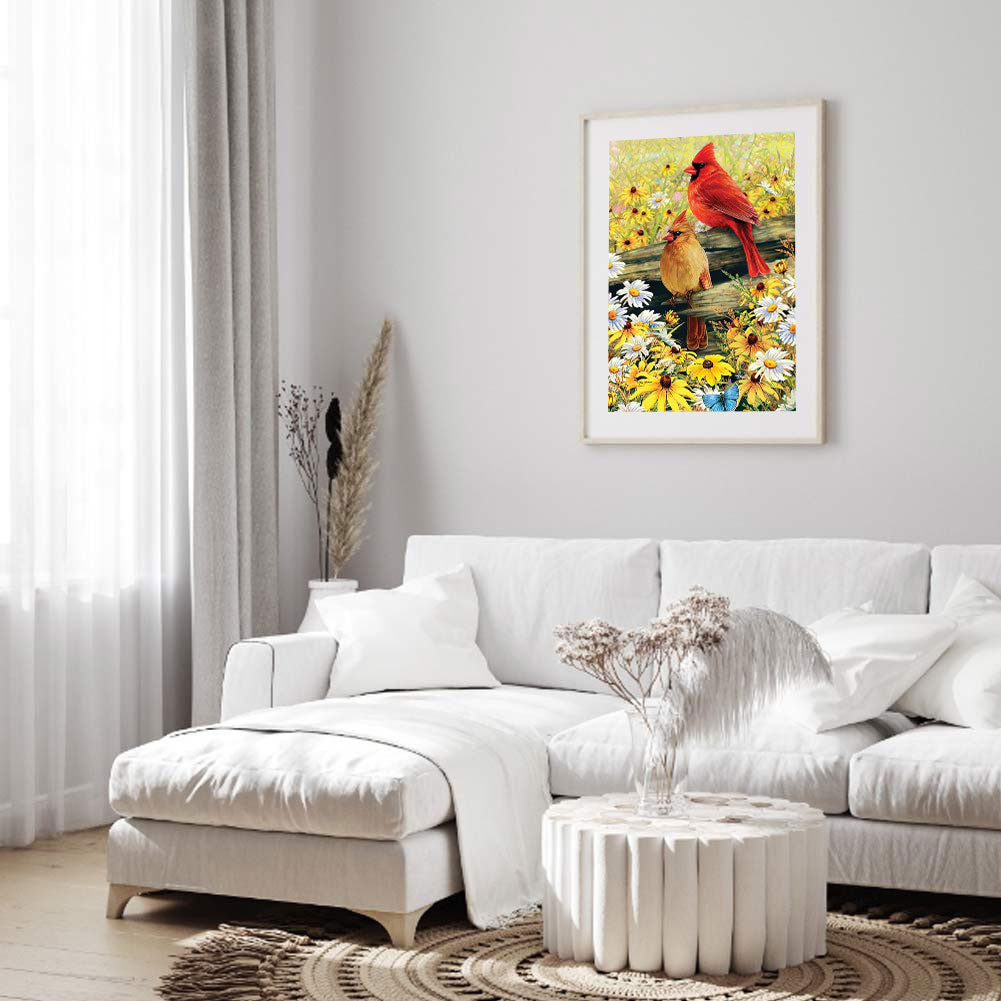 Bird - Full Square Drill Diamond Painting 30*40CM