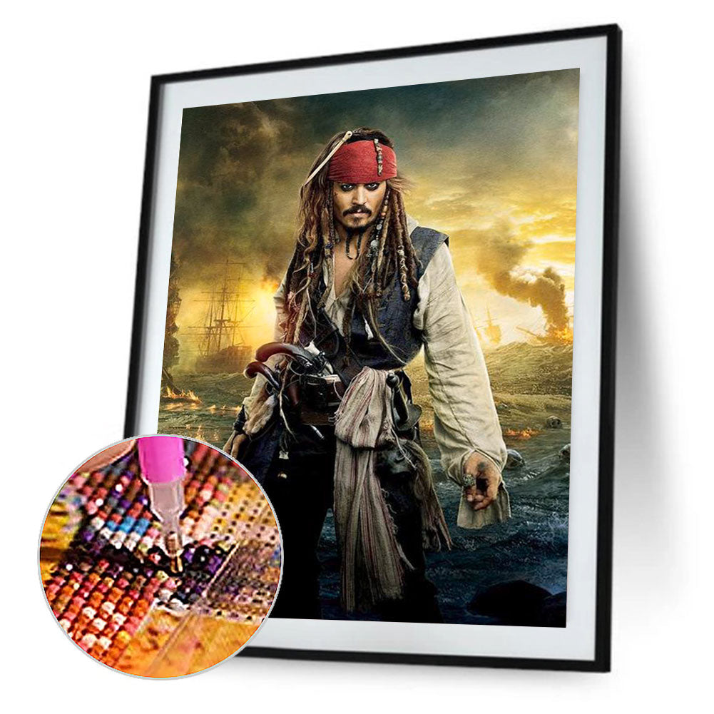 Captain Jack - Full Round Drill Diamond Painting 30*40CM