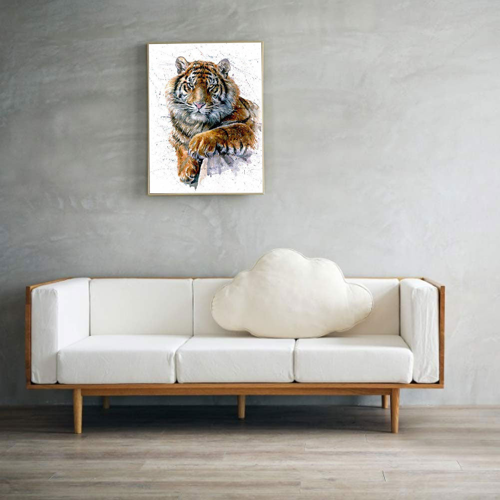 Siberian Tiger - Full Round Drill Diamond Painting 30*40CM