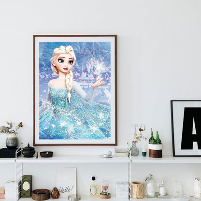 Princess Elsa - Full Round Drill Diamond Painting 50*60CM