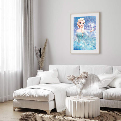 Princess Elsa - Full Round Drill Diamond Painting 50*60CM