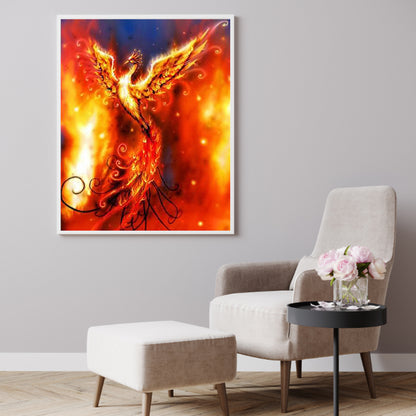 Flame Phoenix - Full Round Drill Diamond Painting 40*50CM
