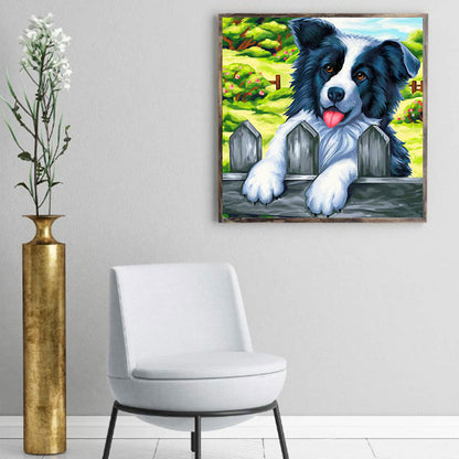 Puppy - Full Square Drill Diamond Painting 30*30CM