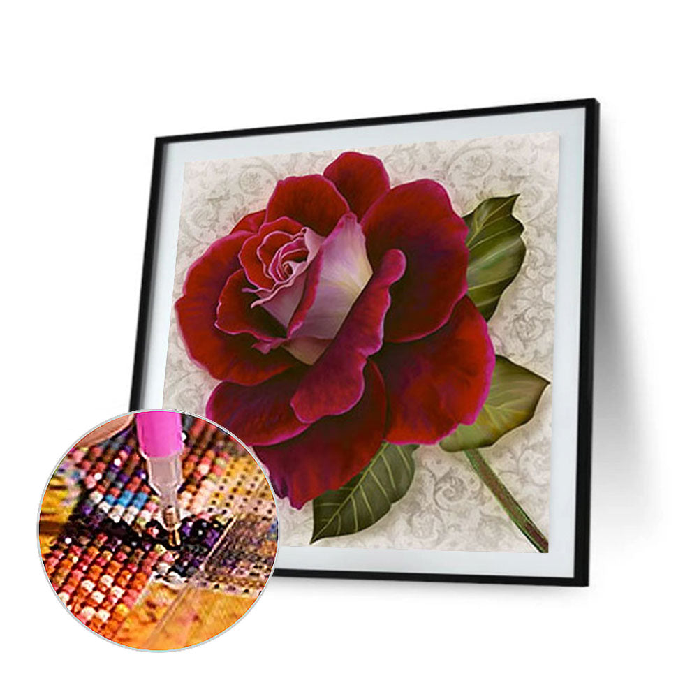 Flowers - Full Round Drill Diamond Painting 30*30CM