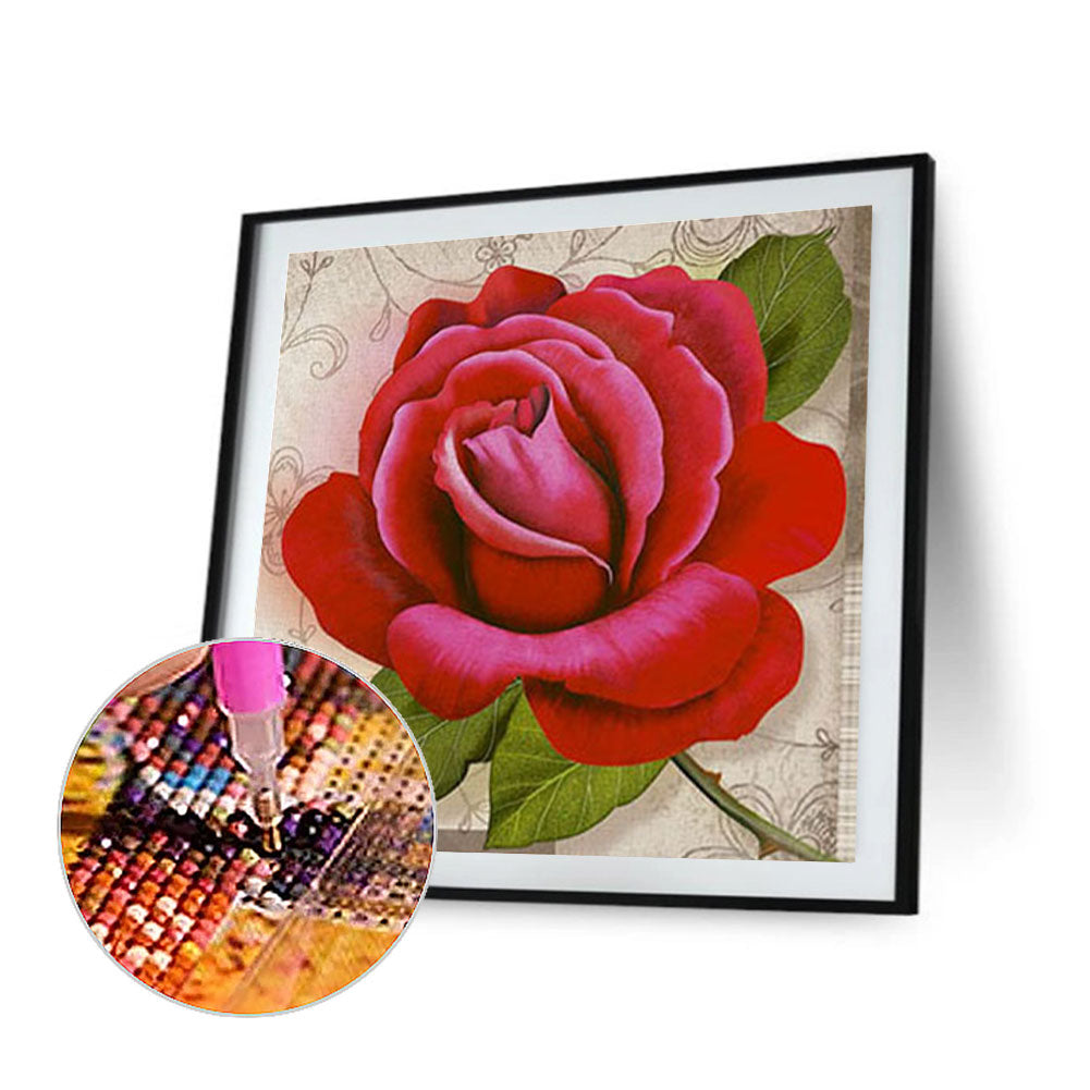 Flowers - Full Round Drill Diamond Painting 30*30CM