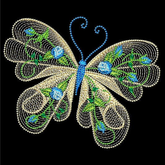 Butterfly - Special Shaped Drill Diamond Paiting 30*30CM