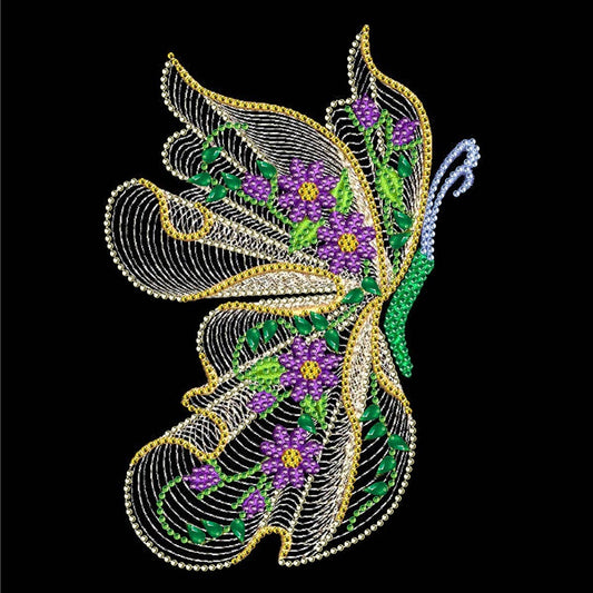 Butterfly - Special Shaped Drill Diamond Paiting 30*30CM