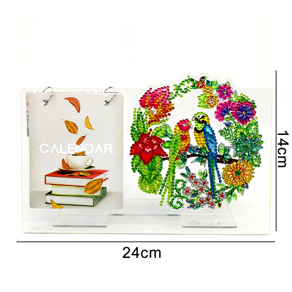 DIY Diamond Painting Desktop Paper Calendar Daily Scheduler Table Planner