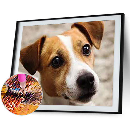 Puppy - Full Round Drill Diamond Painting 40*30CM