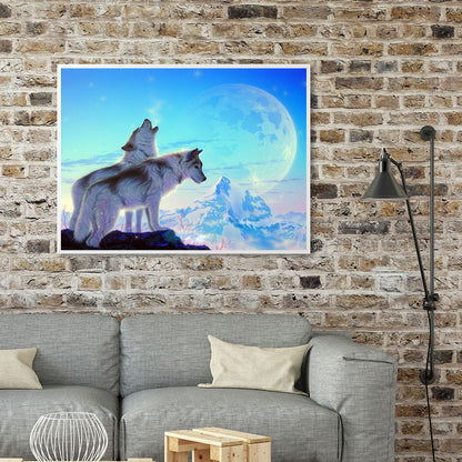 Wolf - Full Round Drill Diamond Painting 40*30CM