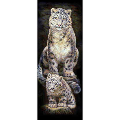 White Tiger - Full Round Drill Diamond Painting 30*80CM