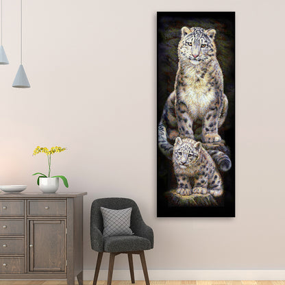 White Tiger - Full Round Drill Diamond Painting 30*80CM