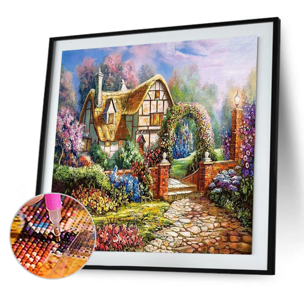 Garden - Full Round Drill Diamond Painting 40*40CM