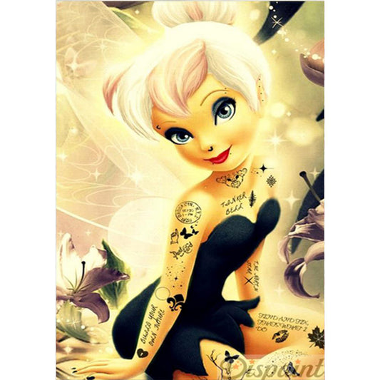 Tinkerbell Princess - Full Square Drill Diamond Painting 30*40CM