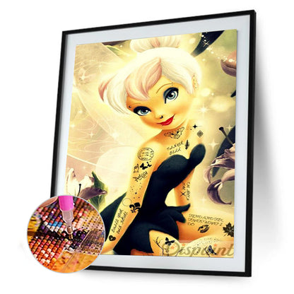 Tinkerbell Princess - Full Square Drill Diamond Painting 30*40CM