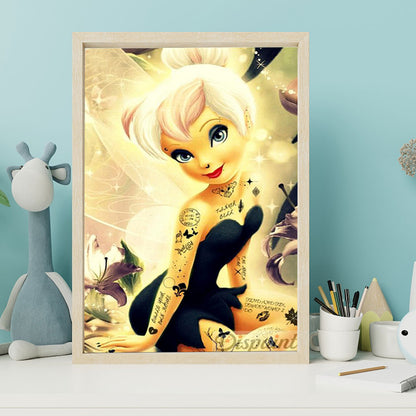 Tinkerbell Princess - Full Square Drill Diamond Painting 30*40CM