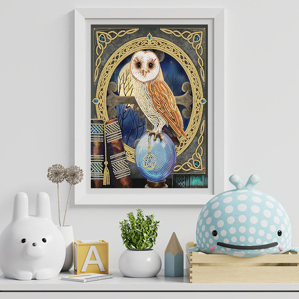 Owl - Special Shaped Drill Diamond Paiting 30*40CM
