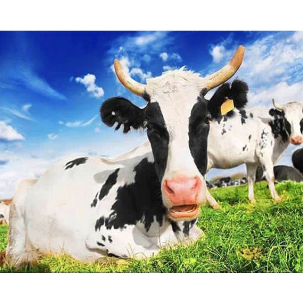 Cattle - Full Round Drill Diamond Painting 40*30CM