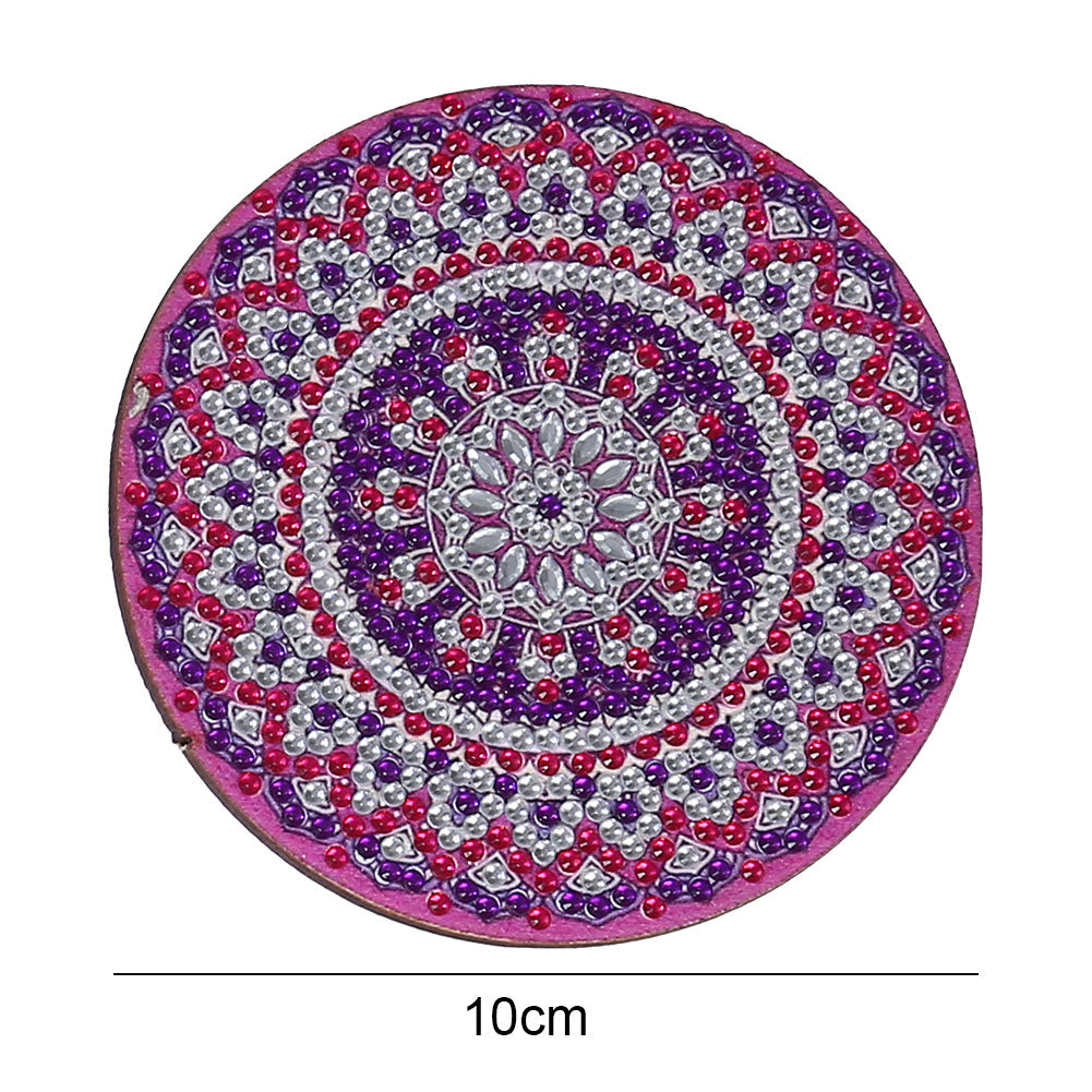 Diy Art Decor Datura Pattern 10x10x0.5cm Painting Decor Cross-stitch Home Decor