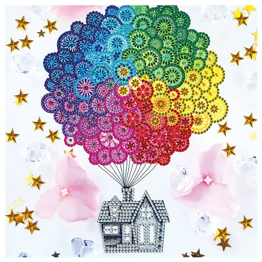 Hot Air Balloon - Special Shaped Drill Diamond Paiting 30*30CM