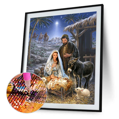 Nativity - Full Square Drill Diamond Painting 40*50CM