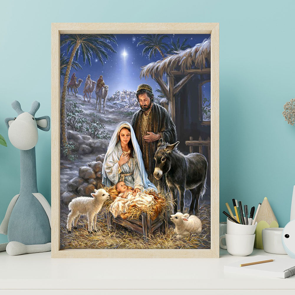 Nativity - Full Square Drill Diamond Painting 40*50CM