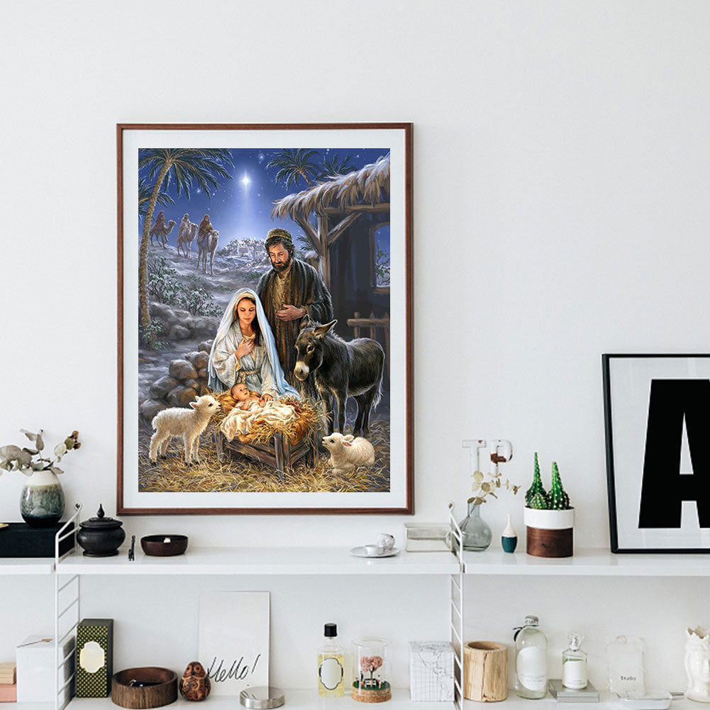 Nativity - Full Square Drill Diamond Painting 40*50CM