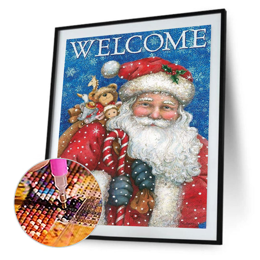 Santa Claus - Full Round Drill Diamond Painting 50*60CM