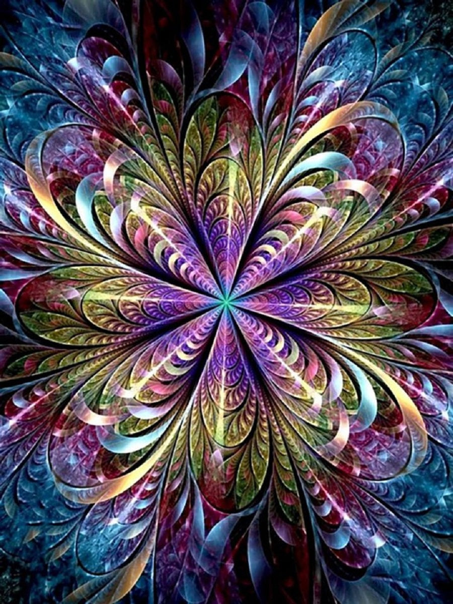 Mandala - Full Round Drill Diamond Painting 40*50CM