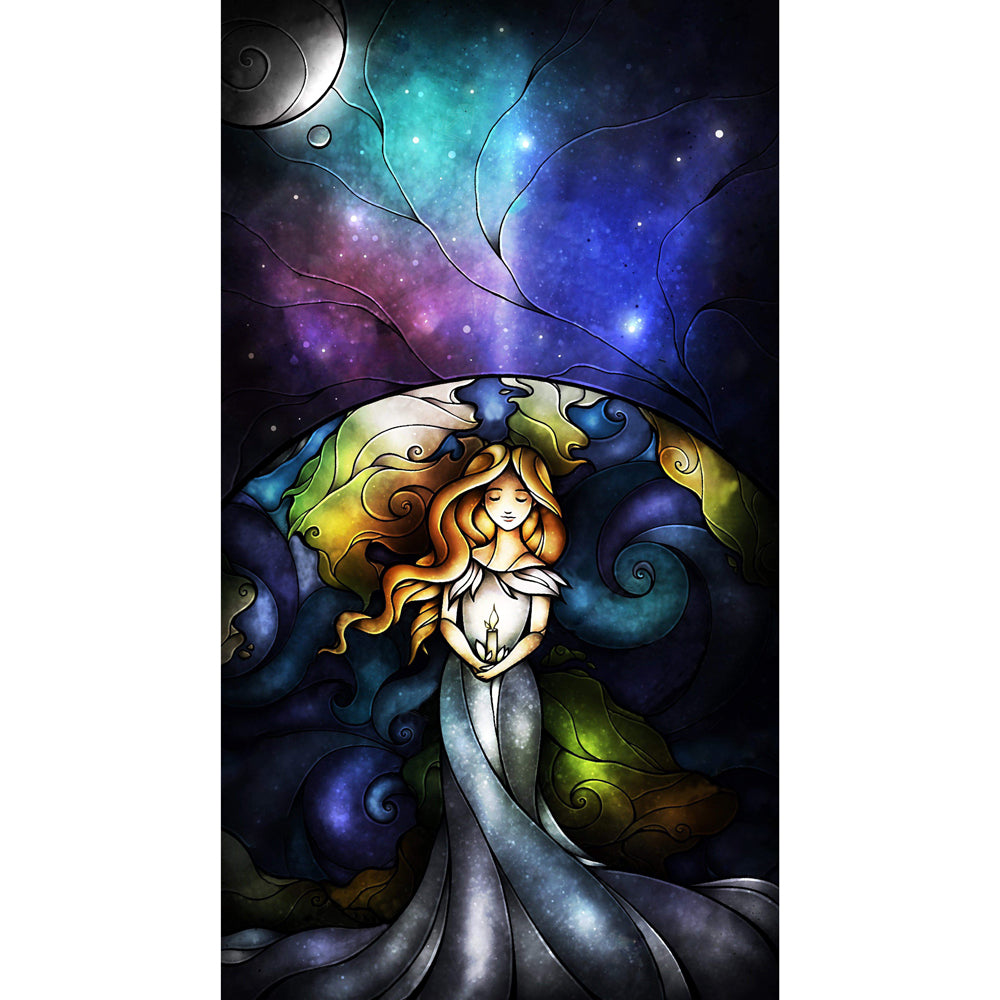 Mermaid Girl - Full Round Drill Diamond Painting 30*50CM