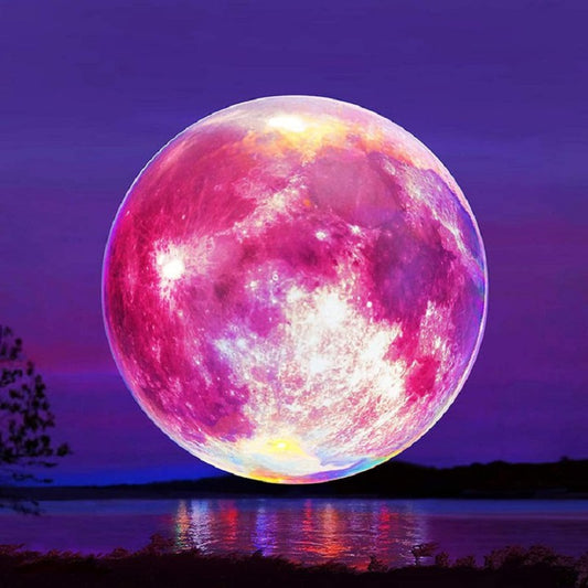 Moon - Full Round Drill Diamond Painting 30*30CM