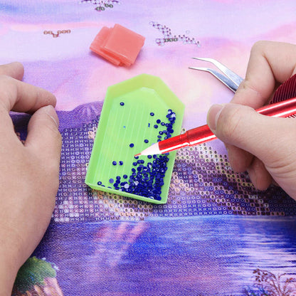 5D Diamond Painting Point Drill Pen Feather Shape DIY Craft Picker Pencil Tools