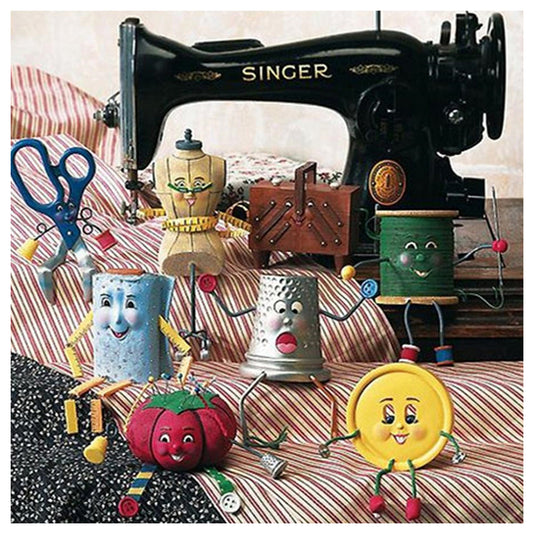 Sewing Machine - Full Square Drill Diamond Painting 40*40CM