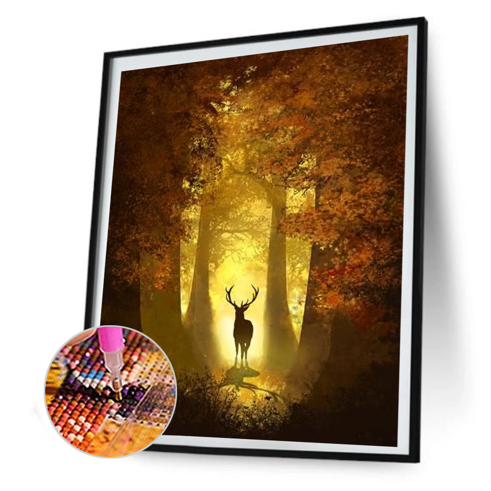 Forest Fawn - Full Round Drill Diamond Painting 30*40CM