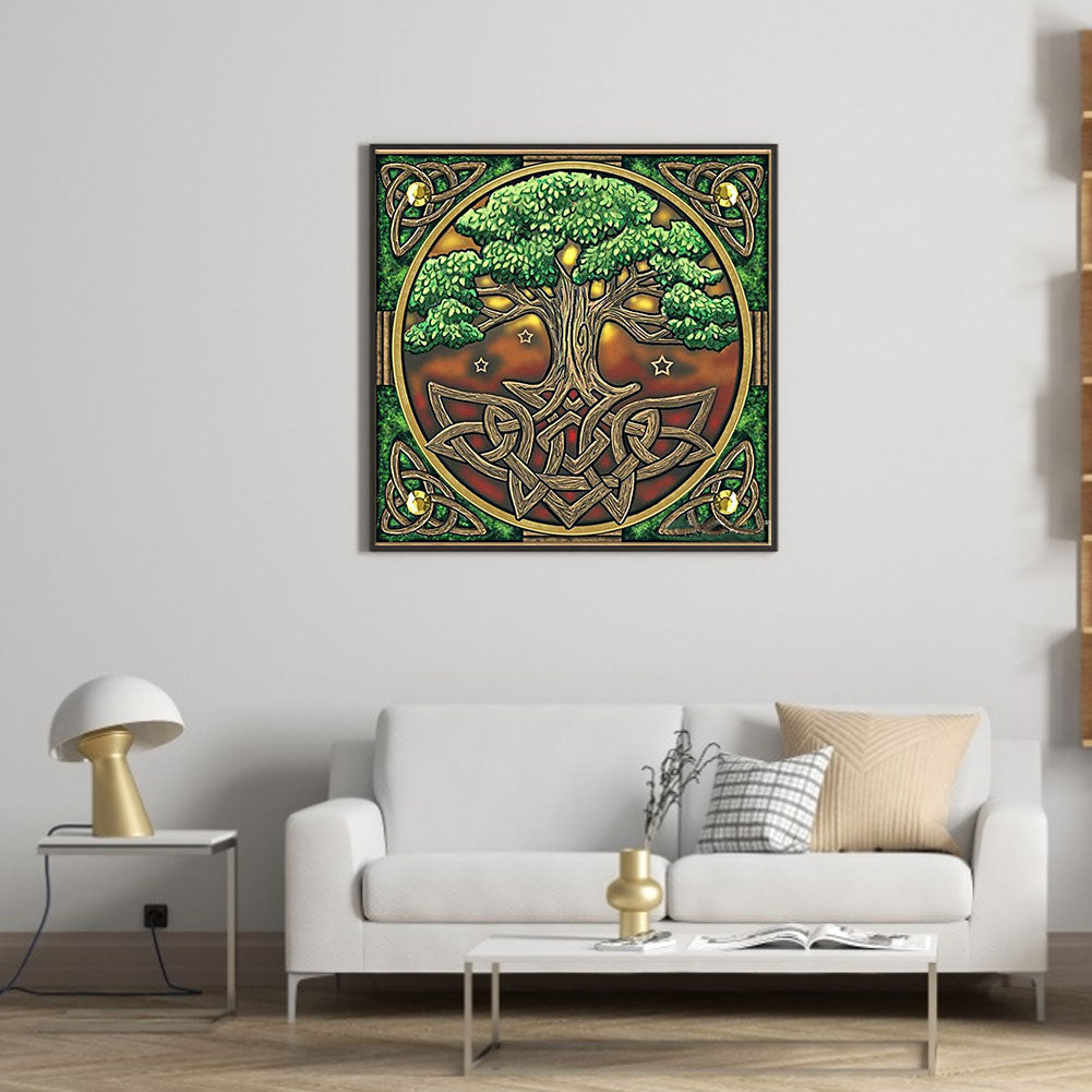 Life Tree - Full Round Drill Diamond Painting 50*50CM