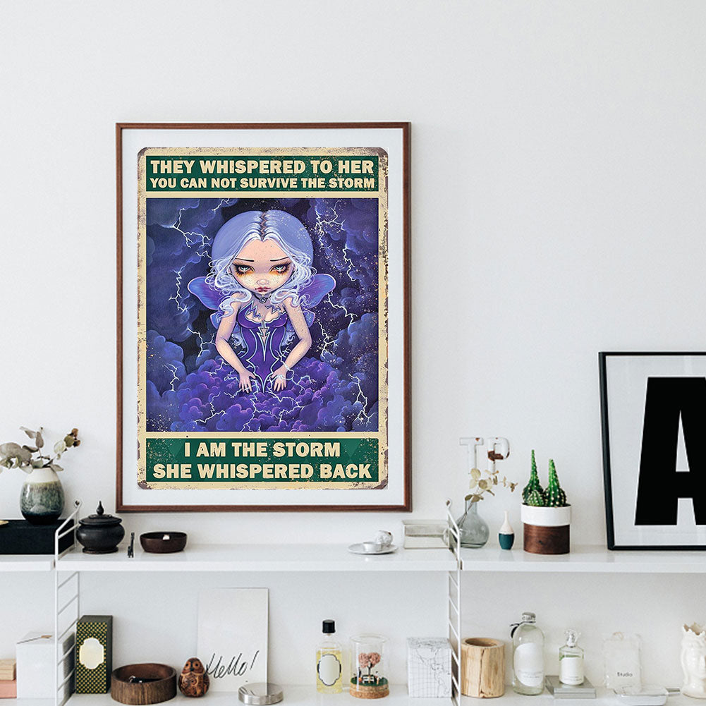 Big Eyes Doll Poster Painting - Full Round Drill Diamond Painting 40*50CM