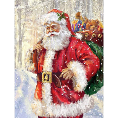 Santa Claus - Full Round Drill Diamond Painting 50*60CM