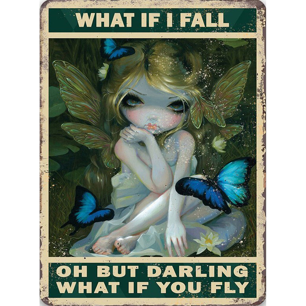 Big Eyes Doll Poster Painting - Full Round Drill Diamond Painting 40*50CM