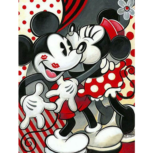 Disney Mickey And Minnie Mouse - Full Square Drill Diamond Painting 30*40CM