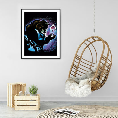 Silhouette Beast - Full Square Drill Diamond Painting 30*40CM
