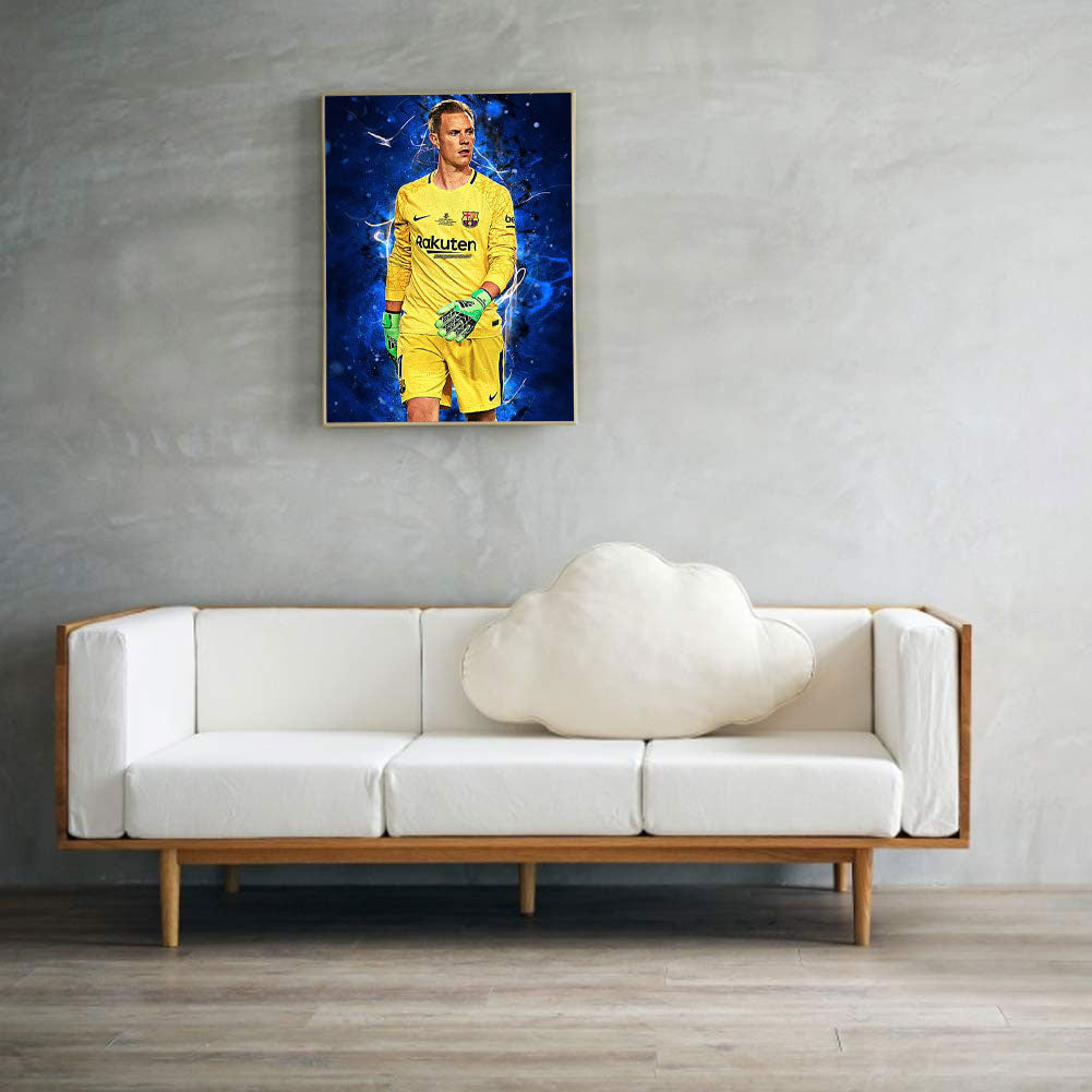 Ter Stegen - Full Round Drill Diamond Painting 30*40CM