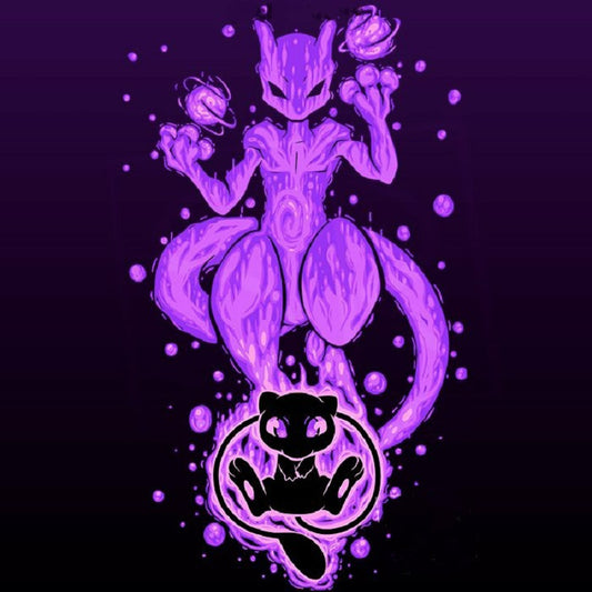 Pokemon - Mewtwo - Full Round Drill Diamond Painting 40*40CM