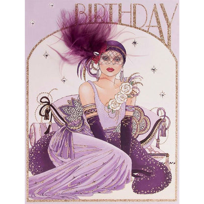 Lady - Full Round Drill Diamond Painting 50*60CM