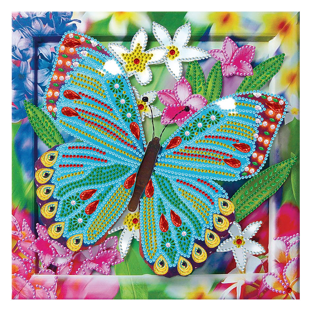 Butterfly - Special Shaped Drill Diamond Paiting 30*30CM