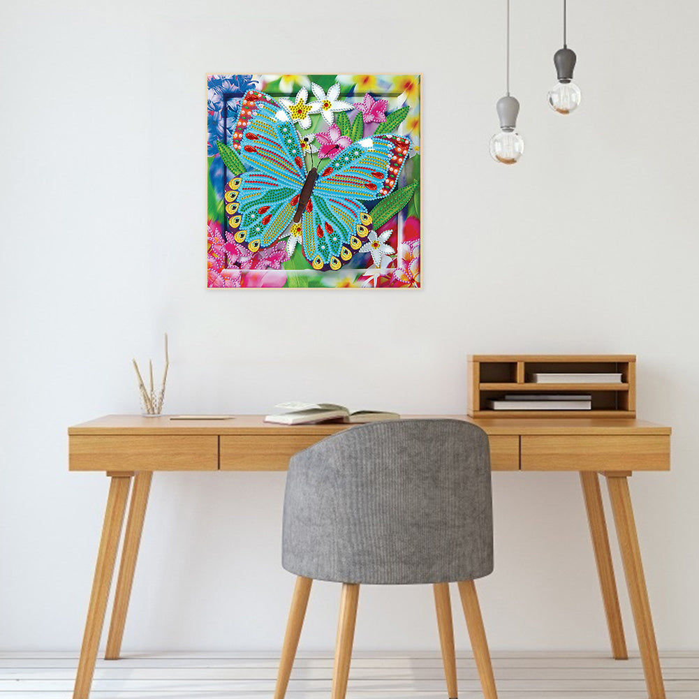 Butterfly - Special Shaped Drill Diamond Paiting 30*30CM